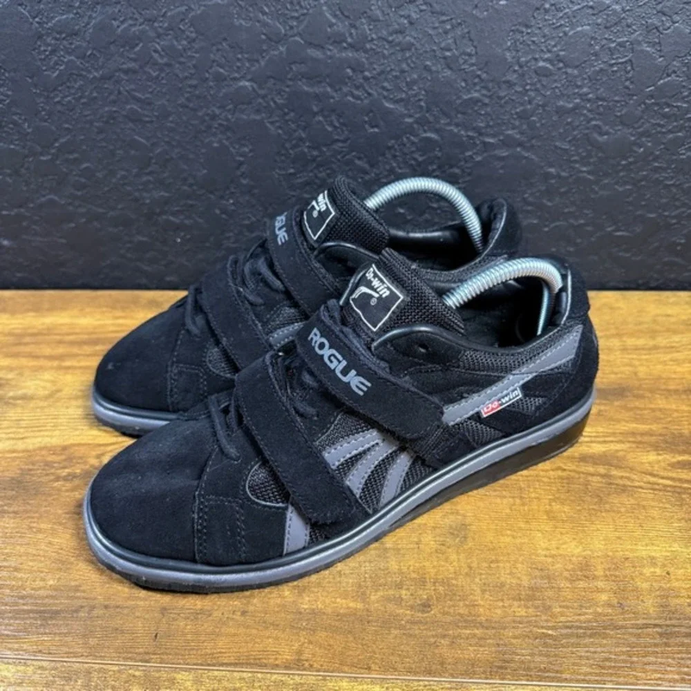 Do-Win Rogue Black Suede‎ Weightlifting Training Shoes Mens Size 8